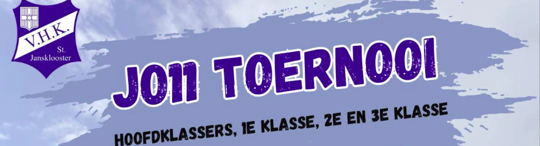 Banner - JO11 Toernooi - VHK - Sint Jansklooster