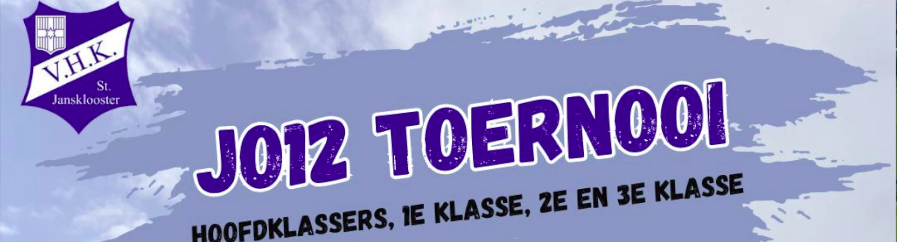 Banner - JO12 Toernooi - VHK - Sint Jansklooster