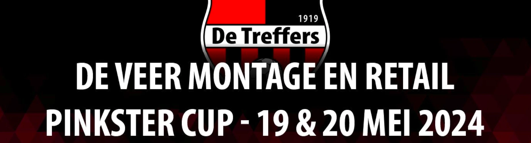 Banner - JO13 - De Veer Montage en Retail Pinkster Cup - De Treffers - Groesbeek