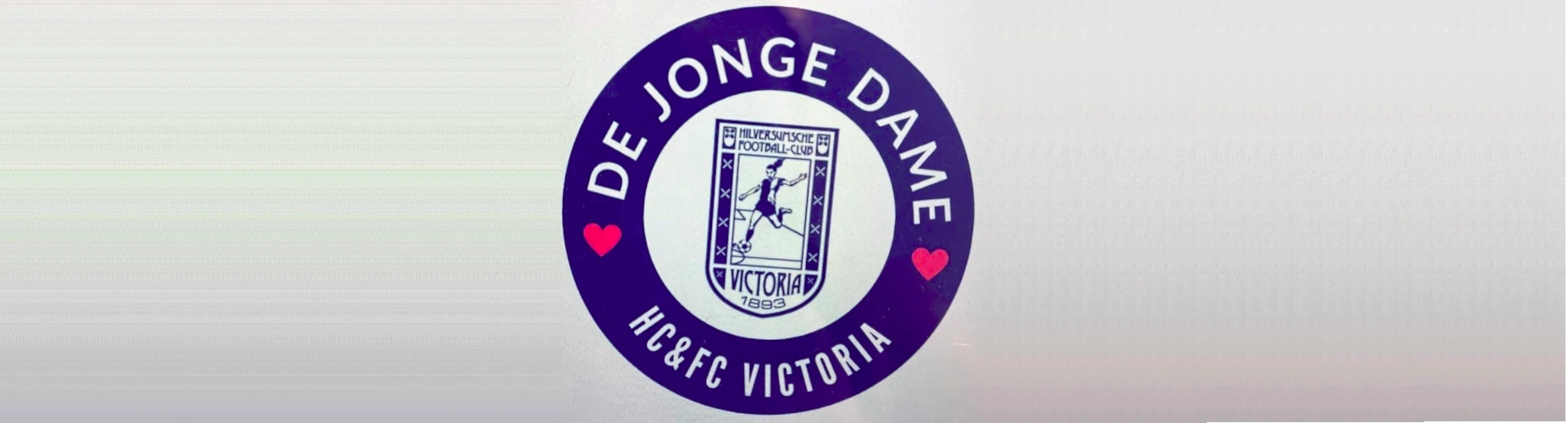 Banner - Jonge Dame - HC & FC Victoria - Loosdrecht