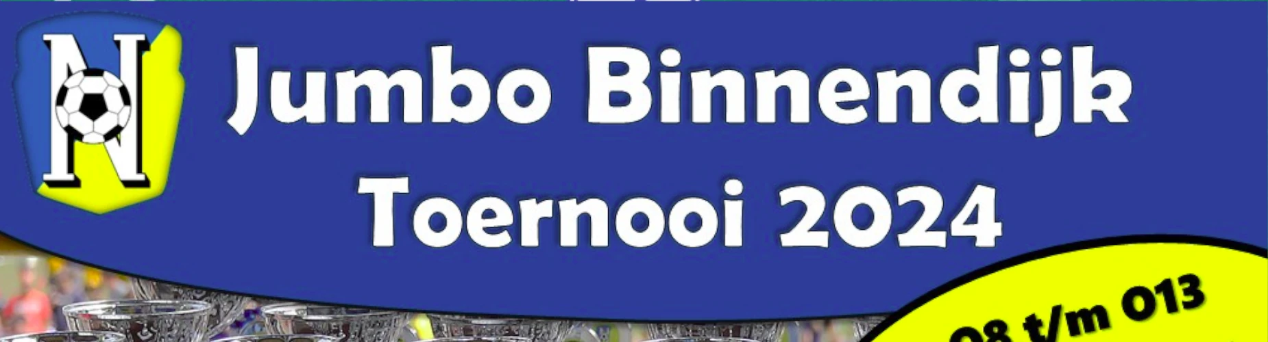 Banner - Jumbo Binnendijk Toernooi 2024 - vv Nunspeet - Nunspeet