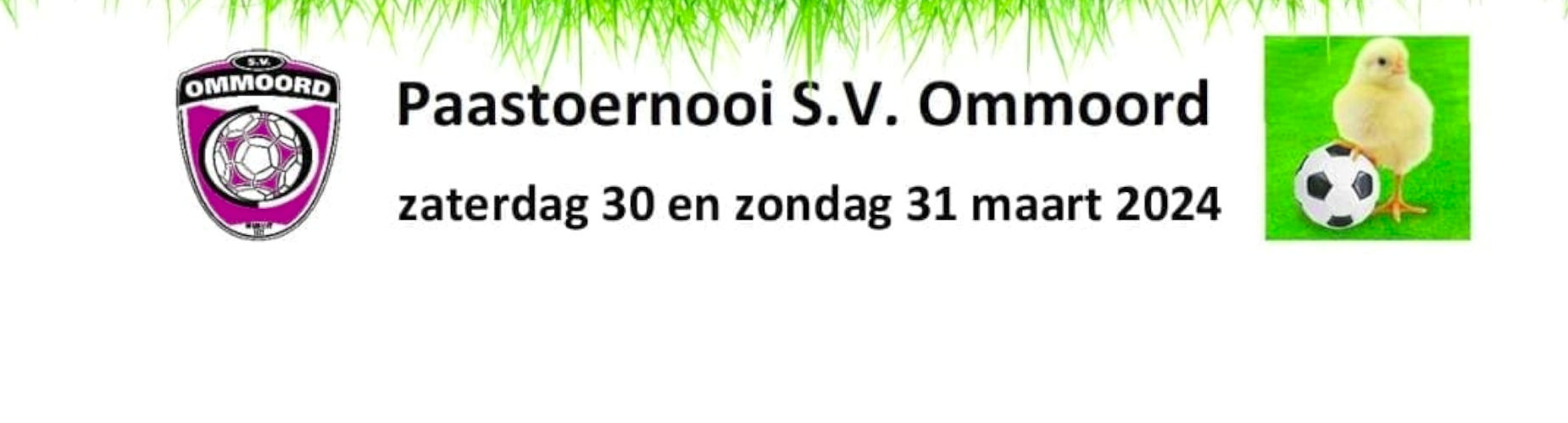 Banner - Paastoernooi SV Ommoord - SV Ommoord - Rotterdam