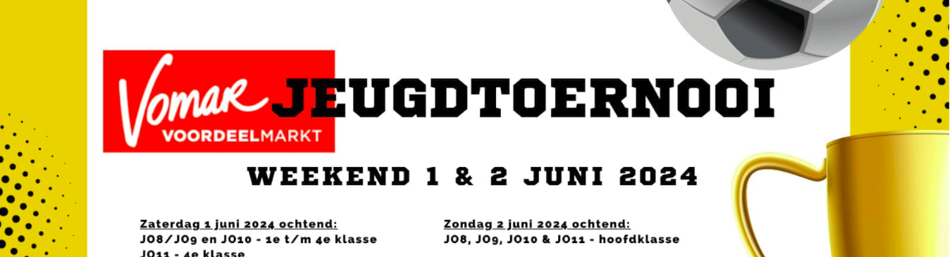 Banner - Vomar Jeugdtoernooi Reiger Boys - Reiger Boys - Heerhugowaard