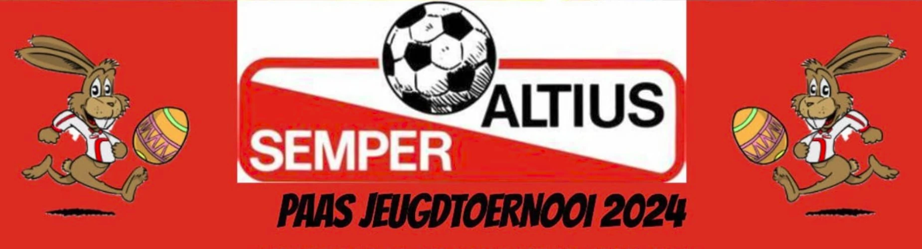 Banner - Paas Jeugdtoernooi 2024 - Semper Altius - Rijswijk