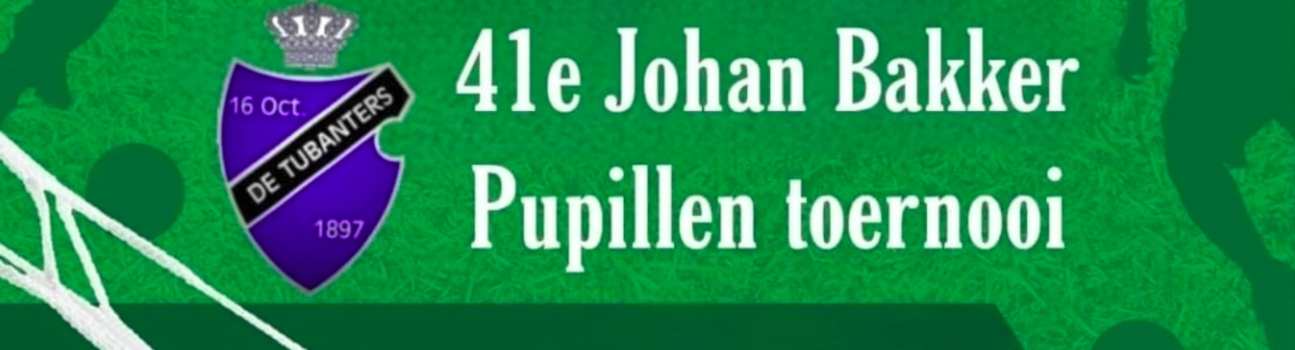 Banner - 41e Johan Bakker Pupillen Toernooi - Tubanters - Enschede