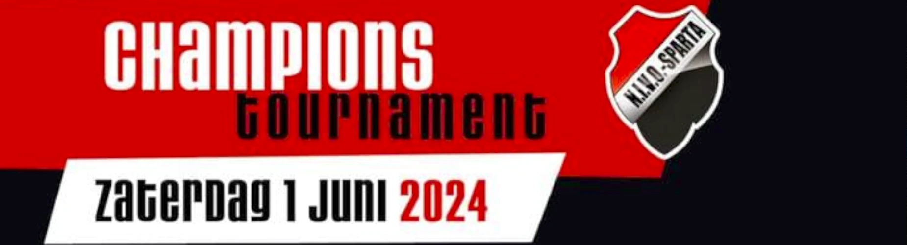 Banner - Champions Tournament - vv Nivo Sparta - Zaltbommel