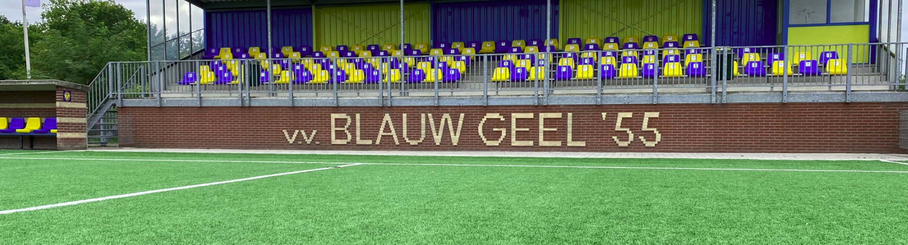 Banner - Blauw Geel 55 - Ede