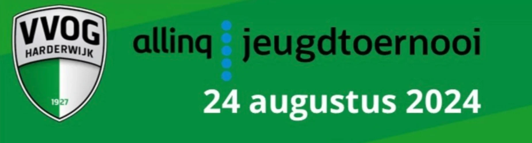 Banner - Allinq Jeugdtoernooi - VVOG - Harderwijk