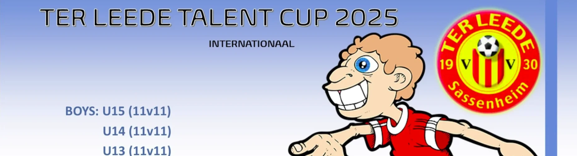 Banner - Ter Leede Talent Cup 2025 - TVG Sports - Mill