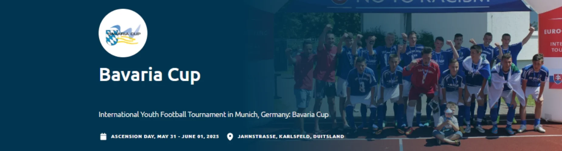 Banner - JO11 - Bavaria Cup 2025 - Euro-Sportring - Baarn