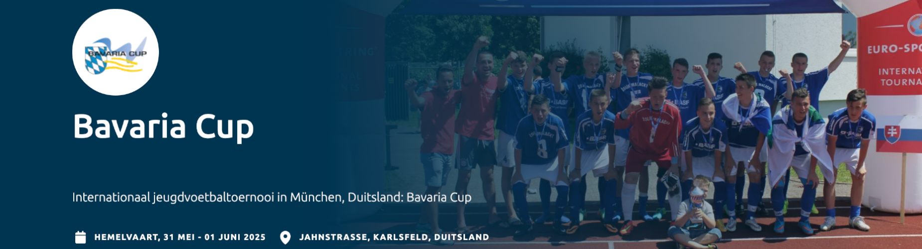 Banner - Bavaria Cup 2025 - Euro-Sportring - Baarn