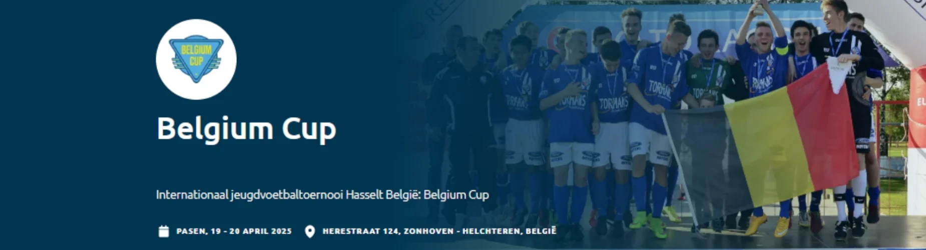 Banner - JO16 - Belgium Cup 2025 - Euro-Sportring - Baarn