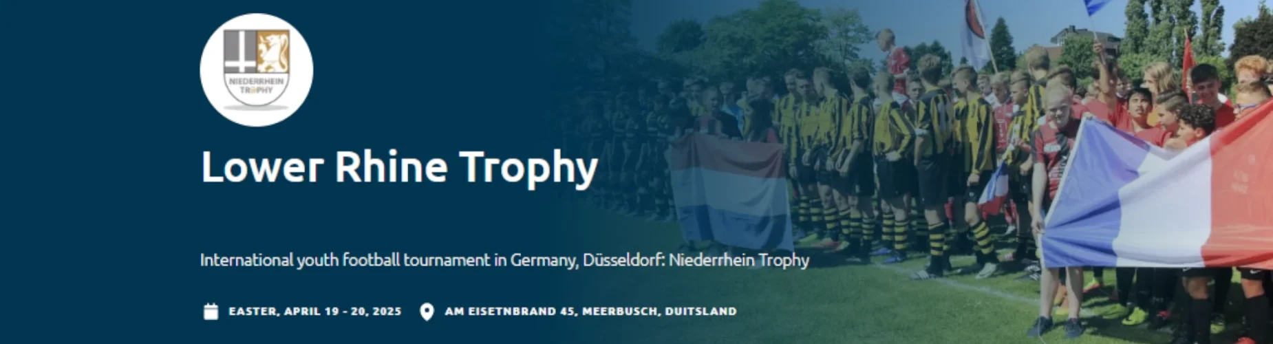 Banner - JO12 - Lower Rhine Trophy 2025 - Euro-Sportring - Baarn