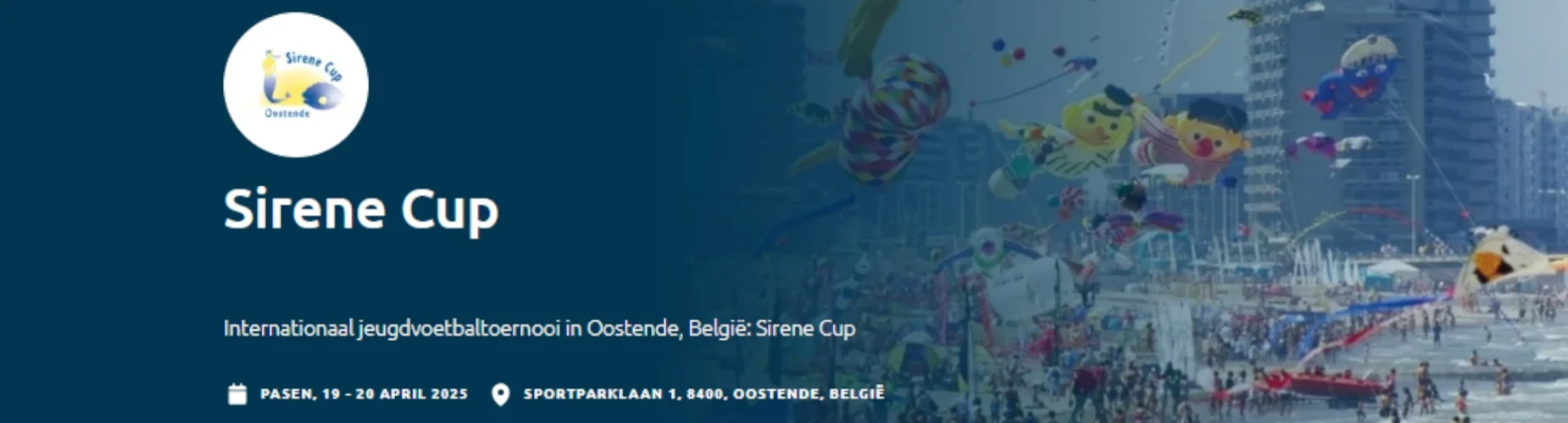 Banner - JO19 - Sirene Cup 2025 - Euro-Sportring - Baarn