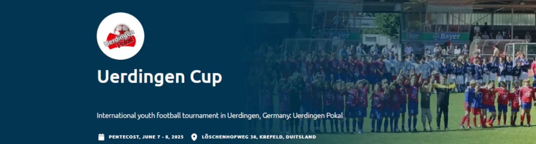 Banner - JO13 - Uerdingen Pokal 2025 - Euro-Sportring - Baarn