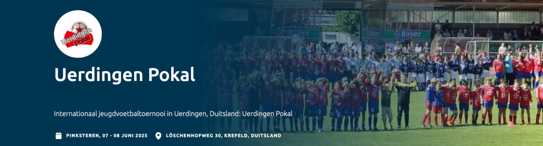 Banner - Uerdingen Pokal 2025 - Euro-Sportring - Baarn