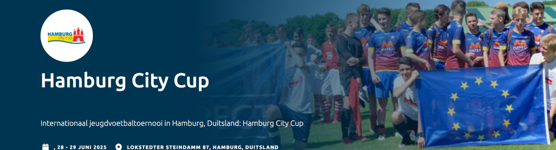 Banner - Hamburg City Cup 2025 - Euro-Sportring - Baarn