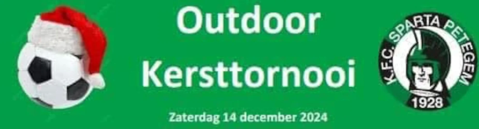 Banner - Kersttornooi 2024 - KFC Sparta Petegem - Deinze