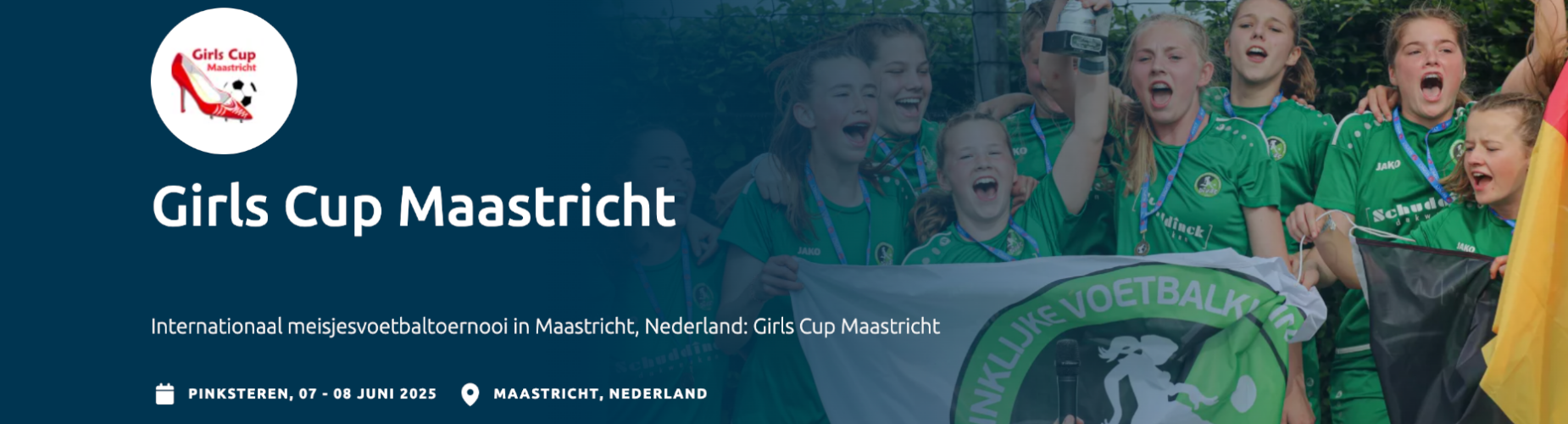 Banner - Girls Cup Maastricht - Euro-Sportring - Baarn