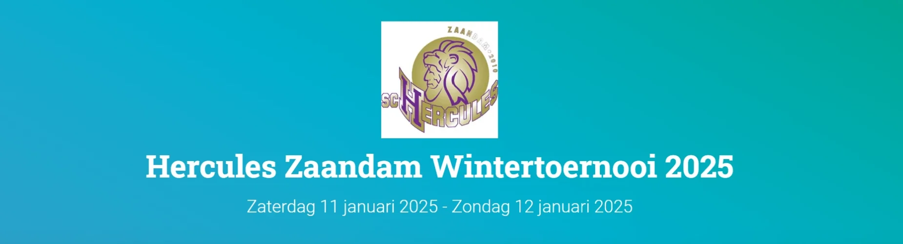 Banner - Hercules Zaandam Wintertoernooi 2025 - Hercules Zaandam - Zaandam