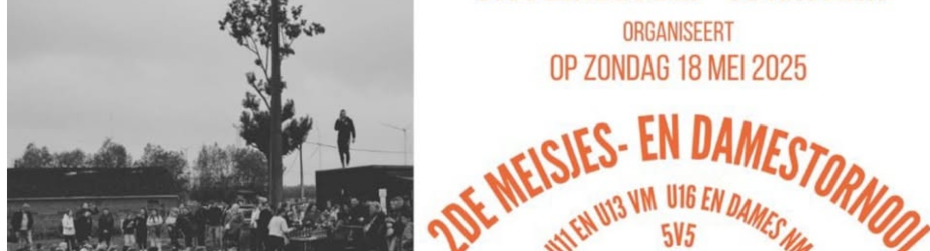 Banner - 20e Meisjes- en Damestornooi - VV Emelgem-Kachtem - Izegem