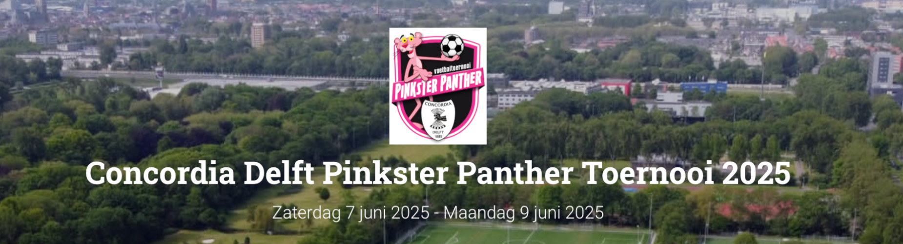 Banner - Concordia Delft Pinkster Panther Toernooi 2025 - DSV Concordia - Delft