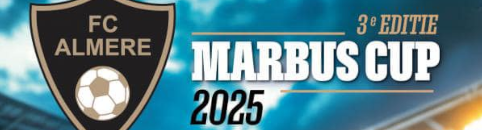 Banner - Marbus Cup 2025 - FC Almere - Almere