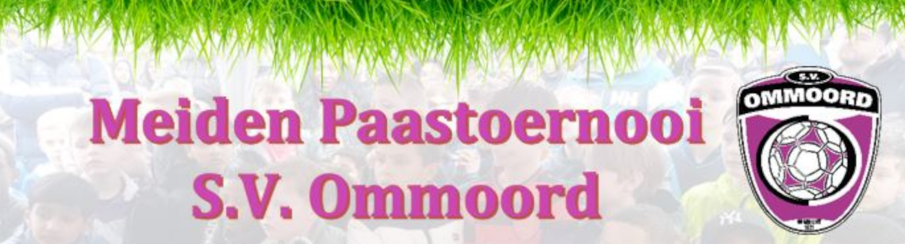 Banner - Meiden Paastoernooi 2025 - SV Ommoord - Rotterdam