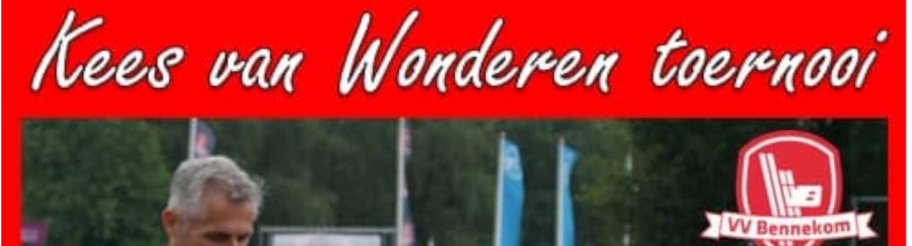 Banner - 2e editie Kees van Wonderen Toernooi - vv Bennekom - Bennekom