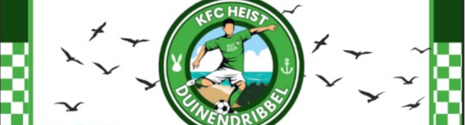 Banner - Duinendribbel Cup - KFC Heist - Knokke-Heist