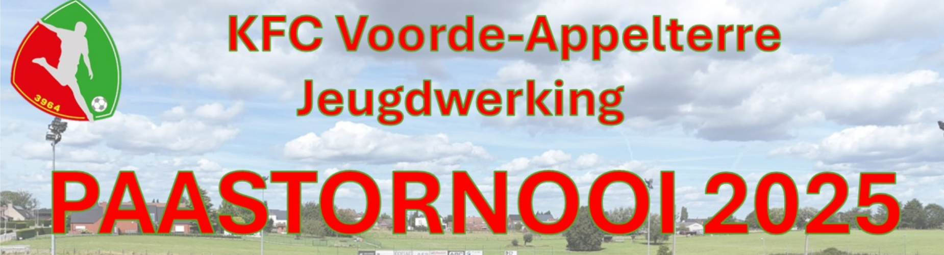 Banner - Paastornooi KFCVA 2025 - KFC Voorde-Appelterre - Ninove