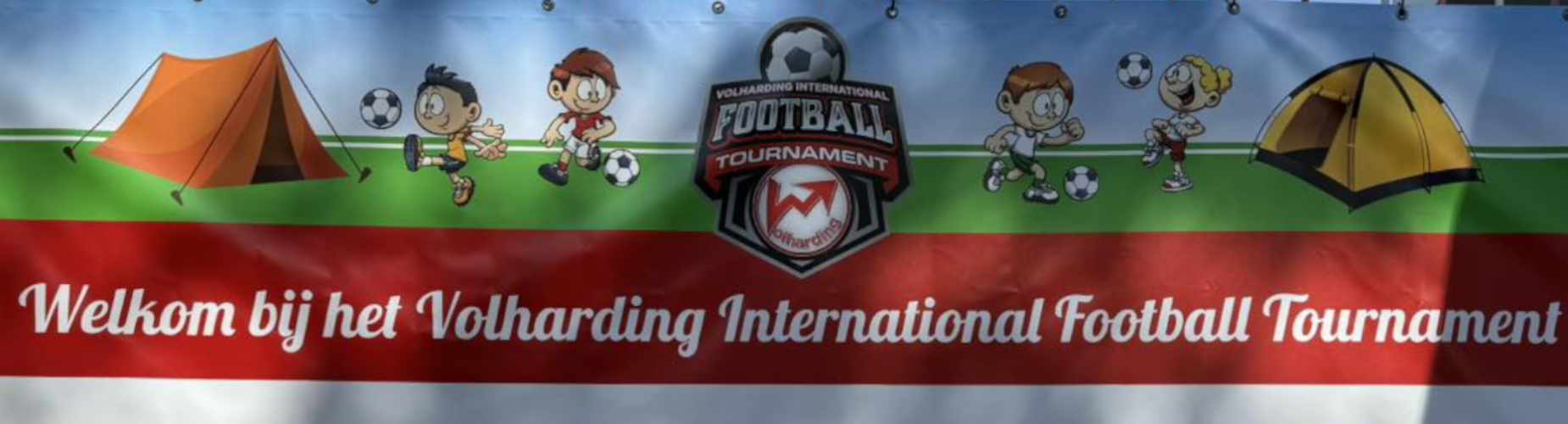 Banner - U12 - Volharding International Football Tournament 2025 - RKVV Volharding - Vierlingsbeek