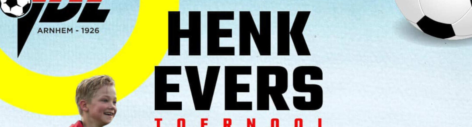 Banner - Henk Evers Toernooi 2025 - VDZ - Arnhem