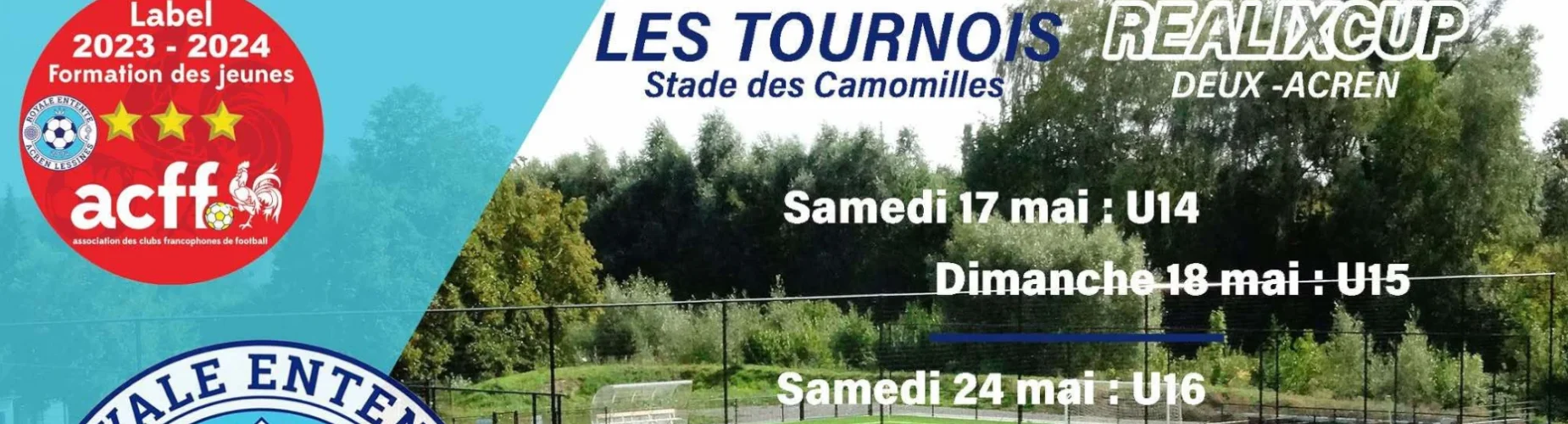 Banner - Realixcup 2025 - Royale Entente Acren Lessines - Lessines