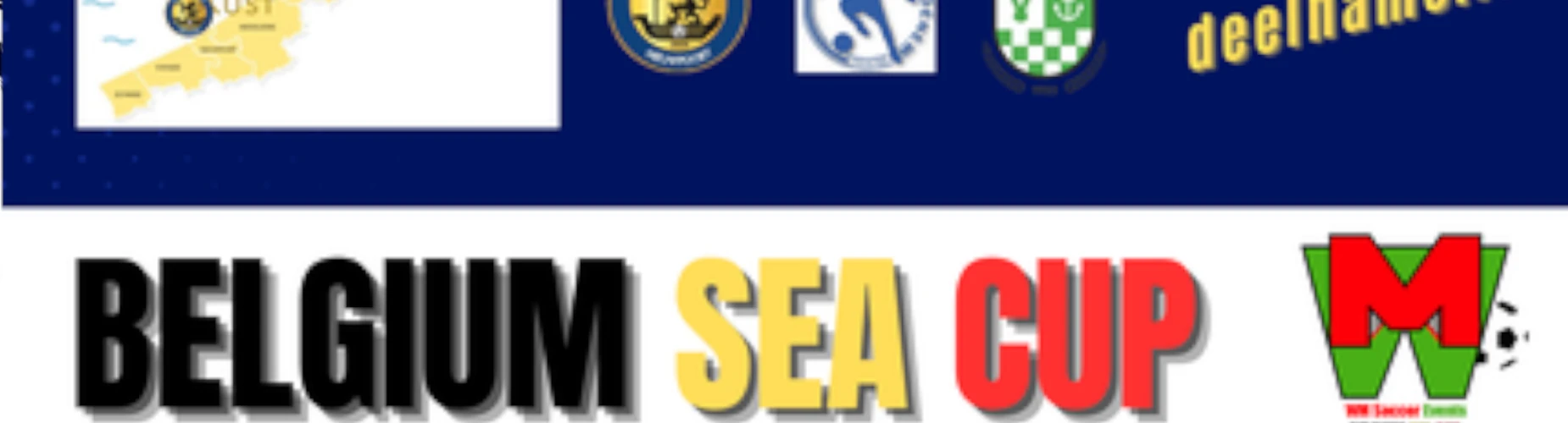 Banner - MO13 - WMSE Belgium Sea Cup 2026  - WM Soccer Events - Affligem