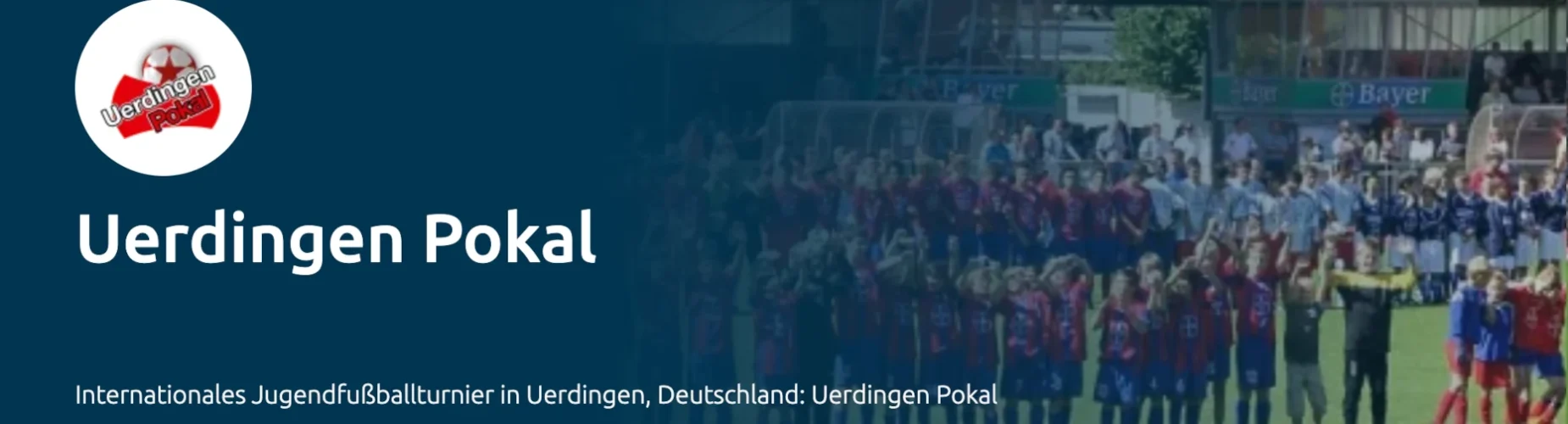 Banner - Uerdingen Pokal 2026 - Euro-Sportring - Baarn