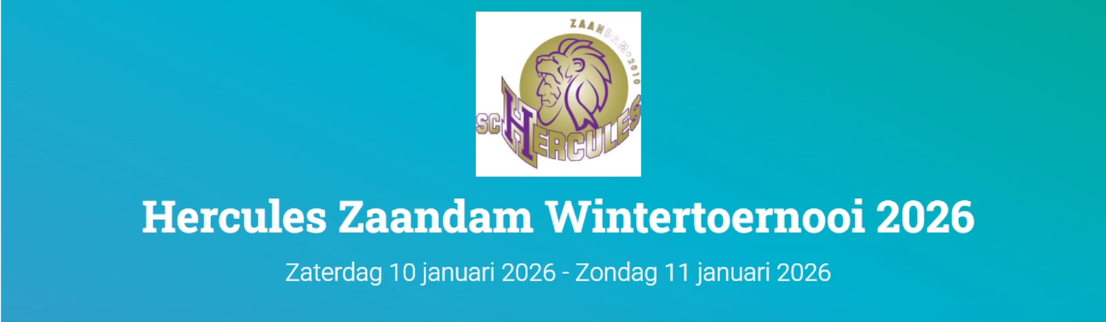 Banner - Hercules Zaandam Wintertoernooi 2026 - Hercules Zaandam - Zaandam