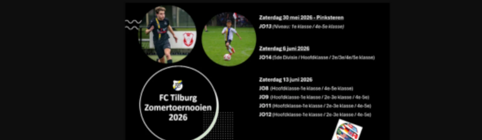 Banner - FC Tilburg Zomertoernooien 2026 - FC Tilburg - Tilburg