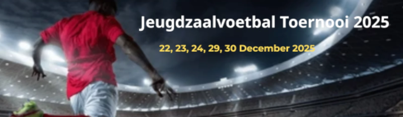 Banner - Jeugdzaalvoetbal Toernooi 2025 - vv Kesteren - Kesteren