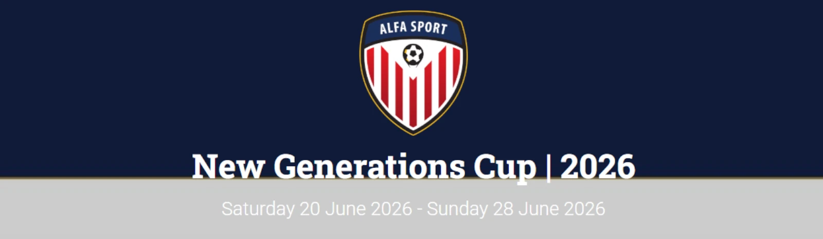 Banner - JO15 - New Generations Cup 2026 - VV Alfa Sport - Oirsbeek