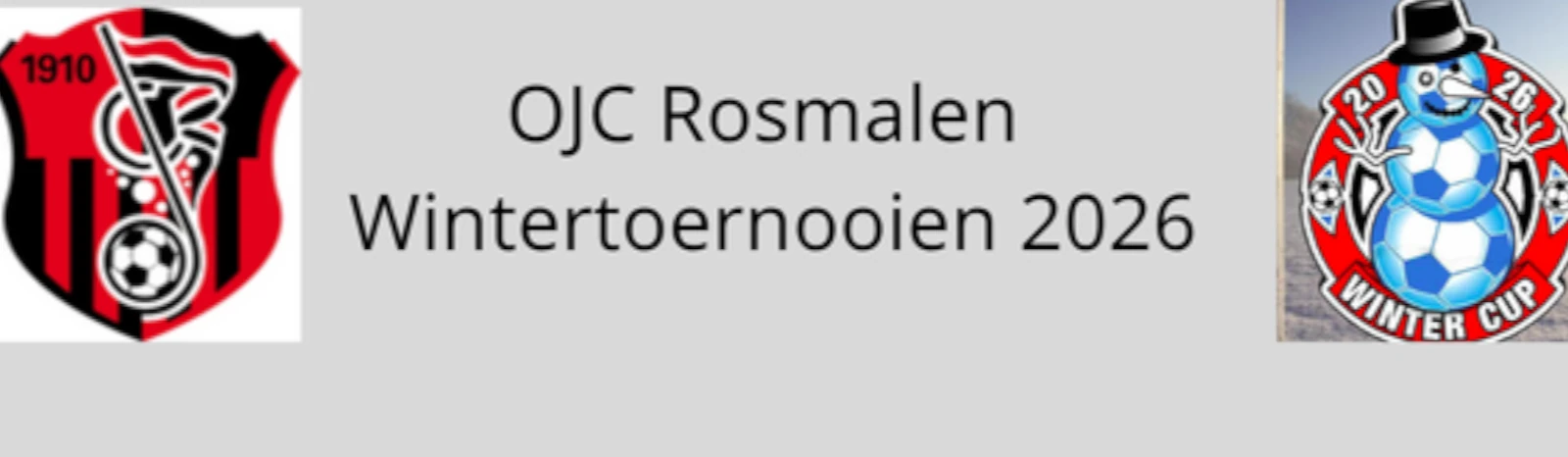 Banner - OJC Rosmalen Wintertoernooien 2026 - V.V. OJC Rosmalen - Rosmalen
