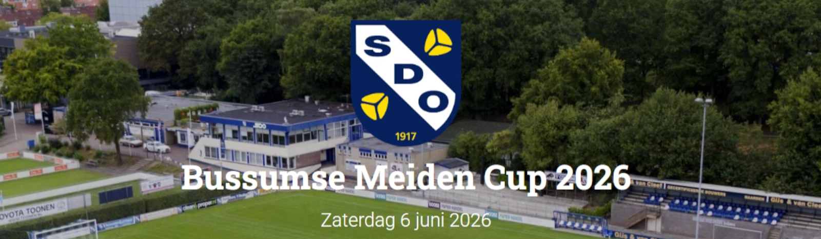 Banner - Bussumse Meiden Cup 2026 - SDO - Bussum