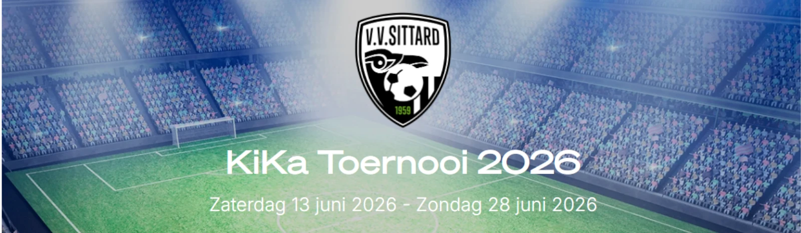 Banner - KiKa Toernooi 2026 - vv Sittard - Sittard