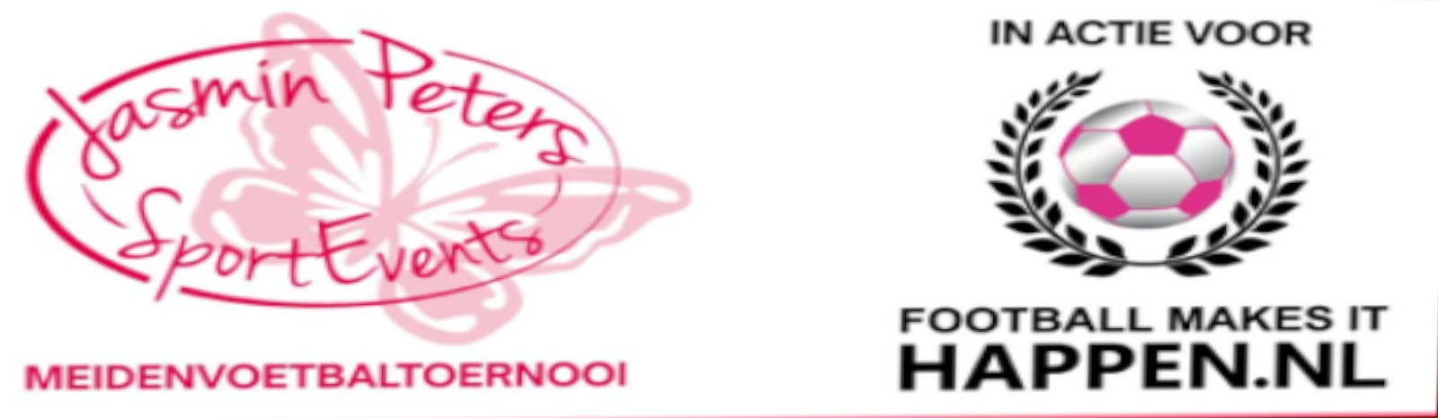 Banner - Jasmin Peters Meiden Voetbaltoernooi 2026 - sv Hertha - Vinkeveen
