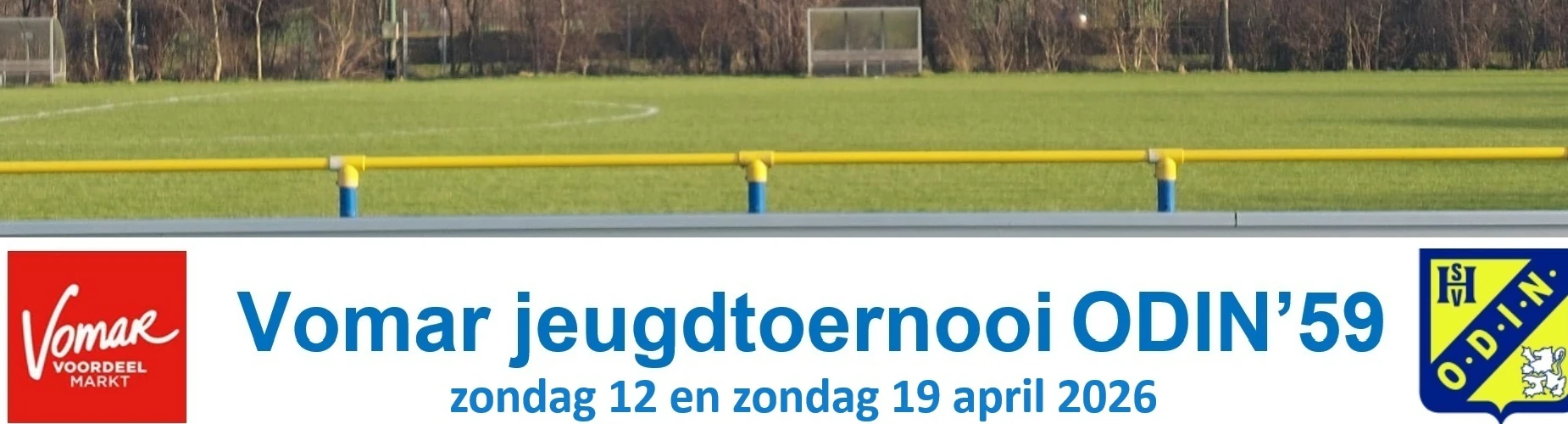 Banner - VOMAR jeugdtoernooi ODIN’59 – 2026 - ODIN ’59 - Heemskerk