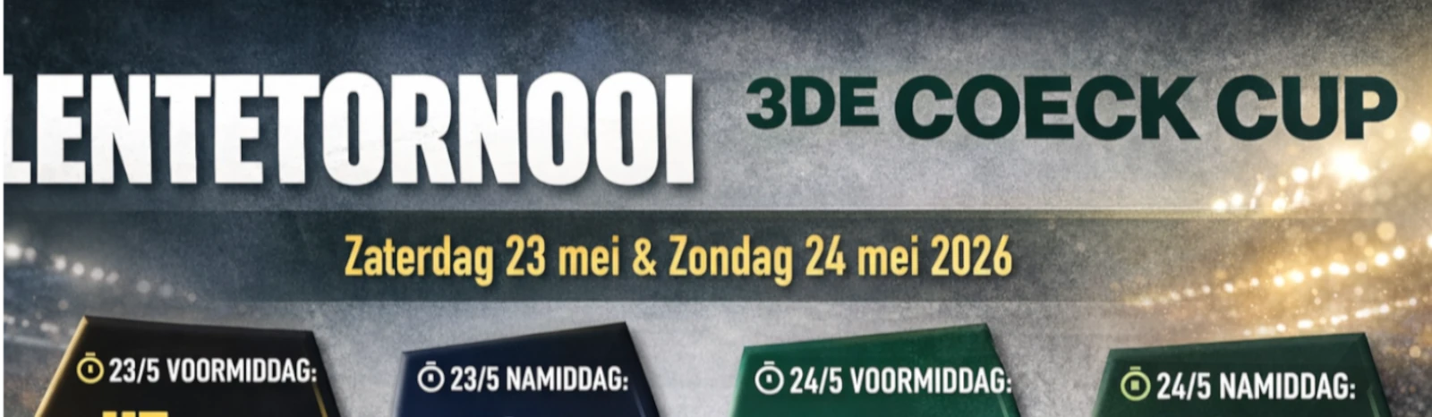 Bannière - 3de Coeck Cup - K. Rupel Boom F.C. - Boom