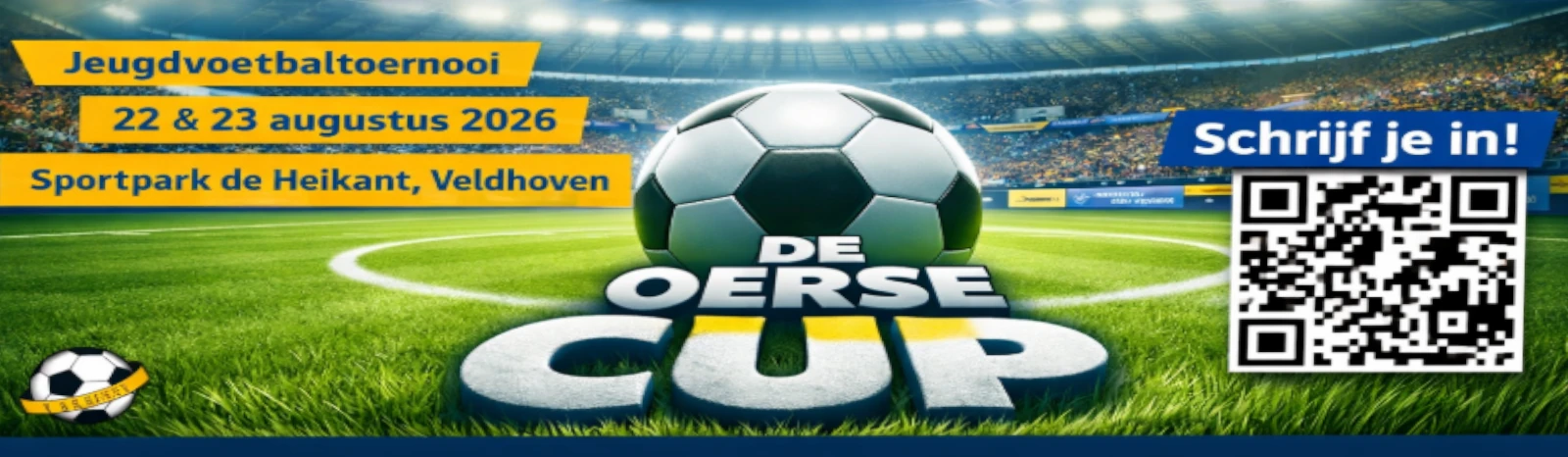 Banner - De Oerse Cup 2026 - RKVVO - Veldhoven