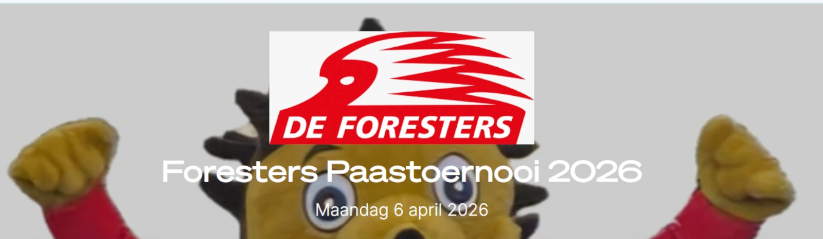 Banner - Foresters Paastoernooi 2026 - De Foresters - Heiloo