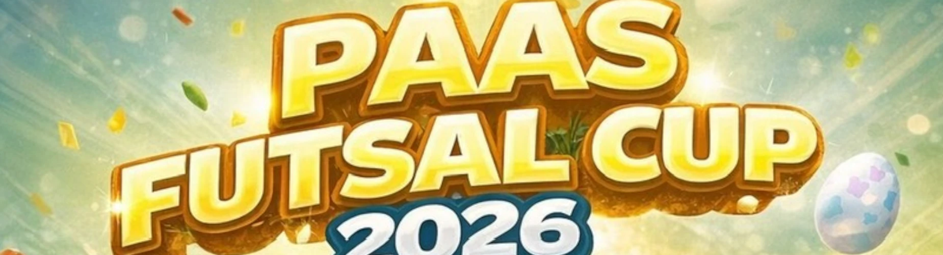 Banner - Paas Futsal Cup 2026 - Polat’s Speedsoccercup Enschede - Diekmanhal