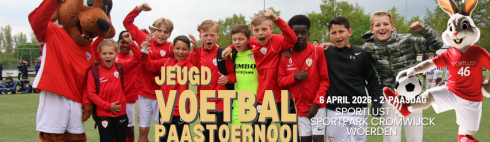 Banner - Sportlust’46 PaasToernooi 2026 - Sportlust’46 - Woerden